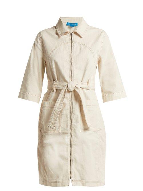 Matchesfashion.com M.i.h Jeans - Callow Corduroy Dress - Womens - Ivory
