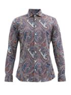 Matchesfashion.com Etro - Paisley-print Cotton-piqu Shirt - Mens - Multi