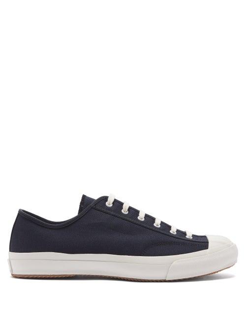 Moonstar - Gym Classic Vulcanised-rubber Canvas Trainers - Mens - Dark Navy
