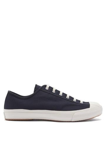 Moonstar - Gym Classic Vulcanised-rubber Canvas Trainers - Mens - Dark Navy