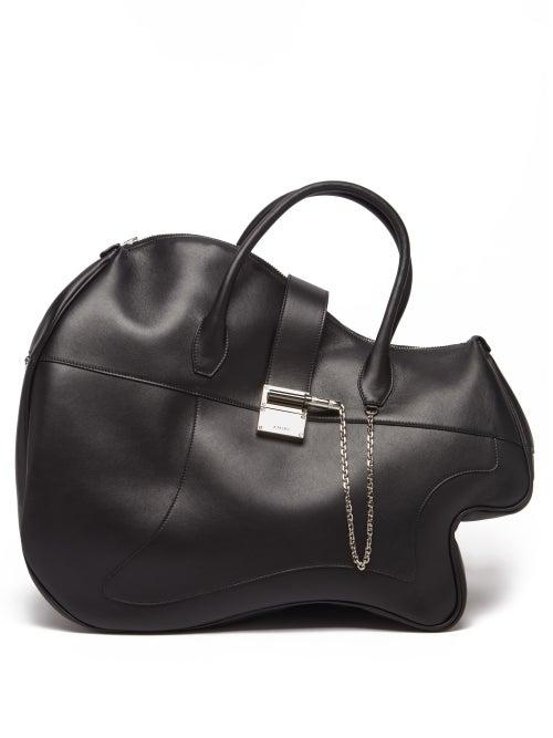Amiri - Guitar Leather Holdall - Mens - Black