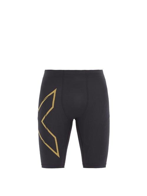 Matchesfashion.com 2xu - Mcs Compression Running Shorts - Mens - Black Gold