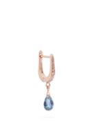 Matchesfashion.com Diane Kordas - Spectrum 18kt Gold & Sapphire Single Earring - Womens - Blue
