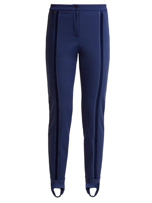 Matchesfashion.com Fendi - Stirrup Ski Trousers - Womens - Navy