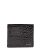 Givenchy Bi-fold Crocodile-effect Leather Wallet