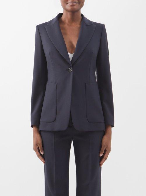 Max Mara - Acaici Jacket - Womens - Navy
