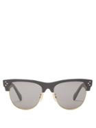 Matchesfashion.com Celine Eyewear - D Frame Acetate And Metal Sunglasses - Mens - Black