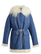 Calvin Klein 205w39nyc Reversible Cotton And Shearling Parka