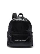 Matchesfashion.com Saint Laurent - Nuxx Logo-print Nylon Backpack - Mens - Black