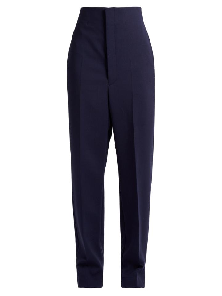 Balenciaga Mariner Dropped-crotch Wool-blend Trousers