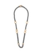 Matchesfashion.com Hum - Sterling Silver & 18kt Gold Necklace - Womens - Silver Gold