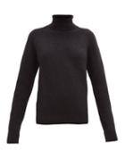 Matchesfashion.com Joseph - Cote Anglaise Roll-neck Sweater - Womens - Dark Grey