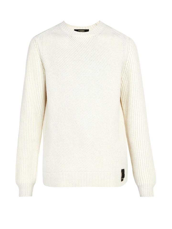 Fendi Ff-patch Wool Sweater