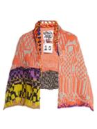 Matchesfashion.com Matty Bovan - Patchwork Knitted Scarf - Womens - Multi