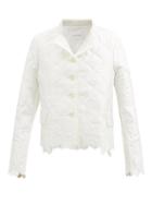 Cecilie Bahnsen - Jacqueline Floral-matelass Jacket - Womens - Ivory