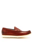 Grenson Ashley Raised-sole Leather Penny Loafers