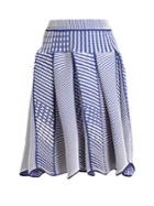 Issey Miyake Tribal-print Pleated Skirt