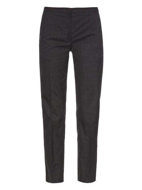 Maison Margiela Micro-check Skinny-leg Trousers