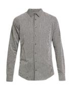Giorgio Armani Point-collar Fil Coup Cotton Shirt