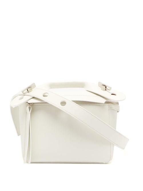 Matchesfashion.com Sophie Hulme - Bolt Small Leather Bag - Womens - White