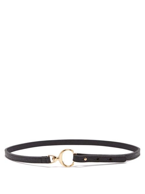 Matchesfashion.com Chlo - C-buckle Leather Belt - Womens - Black
