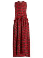 Matchesfashion.com Golden Goose Deluxe Brand - Alba Checked Dress - Womens - Red Multi