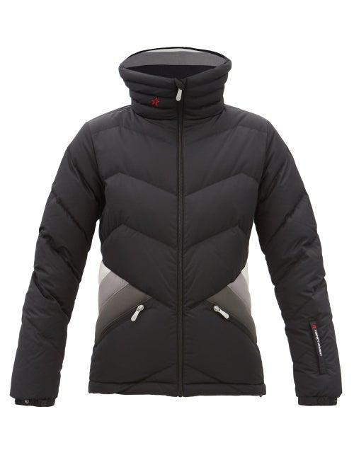 Perfect Moment - Duvet Quilted Down Ski Jacket - Womens - Black