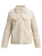 Matchesfashion.com Ins & Marchal - Electre Shearling Jacket - Womens - White