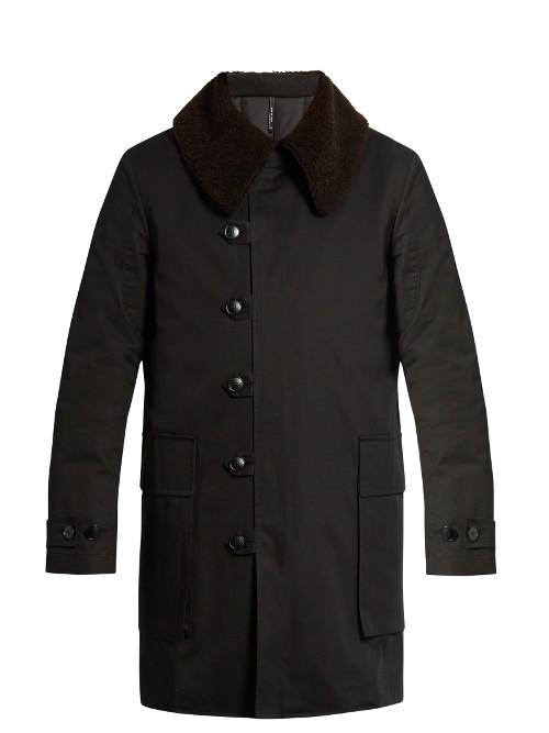 Helbers Shearling Collar Parka