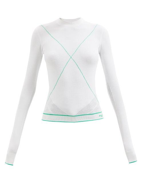 Bottega Veneta - Technoskin Piqu Sweater - Womens - White