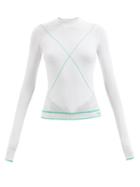 Bottega Veneta - Technoskin Piqu Sweater - Womens - White