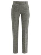 Matchesfashion.com Pallas X Claire Thomson-jonville - Fulham Prince Of Wales Wool Trousers - Womens - Grey Multi