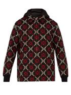 Matchesfashion.com Gucci - Gg Hooded Wool Jacket - Mens - Black Red