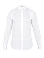 Alexander Mcqueen Harness Cotton-blend Poplin Shirt