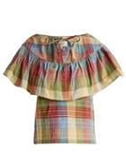 Matchesfashion.com Ace & Jig - Clifton Checked Cotton Blend Top - Womens - Multi