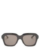 Matchesfashion.com Balenciaga - Power Square Acetate Sunglasses - Mens - Black
