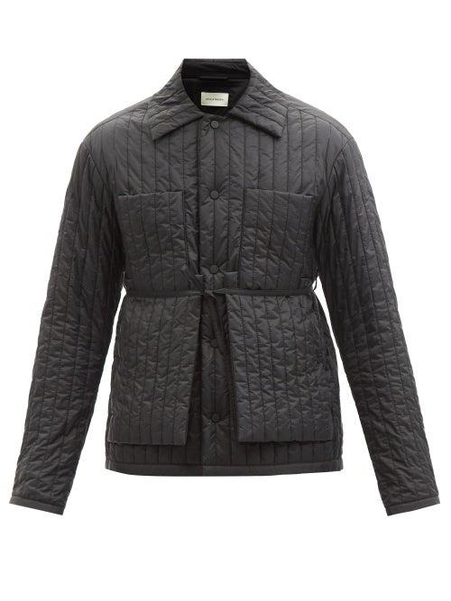 Craig Green - Quilted Buttoned Worker Jacket - Mens - Black