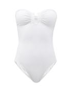Matchesfashion.com Eres - Cassiope U-ring Strapless Swimsuit - Womens - White