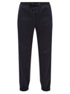 Valentino - Monogram-jacquard Track Pants - Mens - Navy