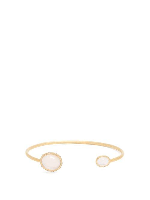 Matchesfashion.com Susan Foster - Diamond & Yellow Gold Bracelet - Womens - Gold