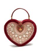 Dolce & Gabbana Crystal-embellished Heart-shaped Bag