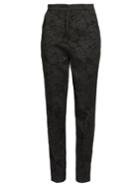 Dolce & Gabbana High-rise Slim-leg Jacquard Trousers