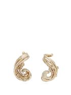 Matchesfashion.com Bibi Van Der Velden - Wave Diamond & 18kt Gold Earrings - Womens - Gold