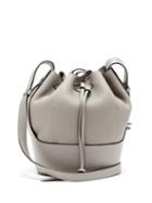 Matchesfashion.com Loewe - Balloon Small Leather Shoulder Bag - Womens - Grey