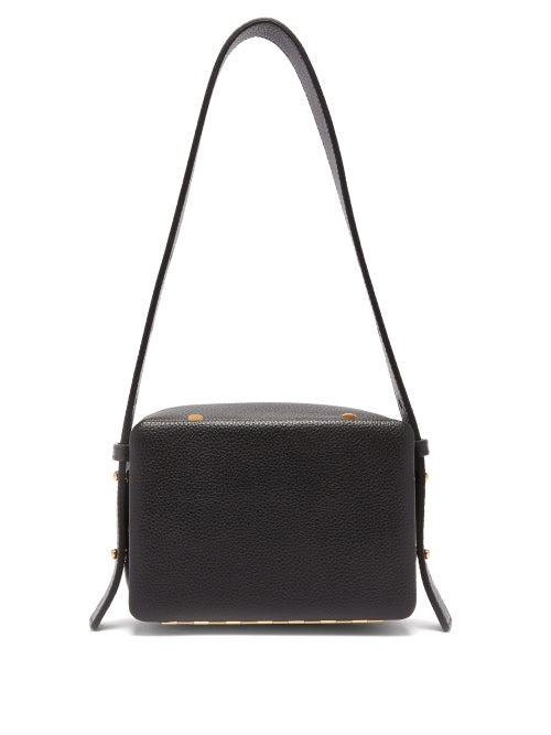 Matchesfashion.com Lutz Morris - Myke Small Grained-leather Bag - Mens - Black