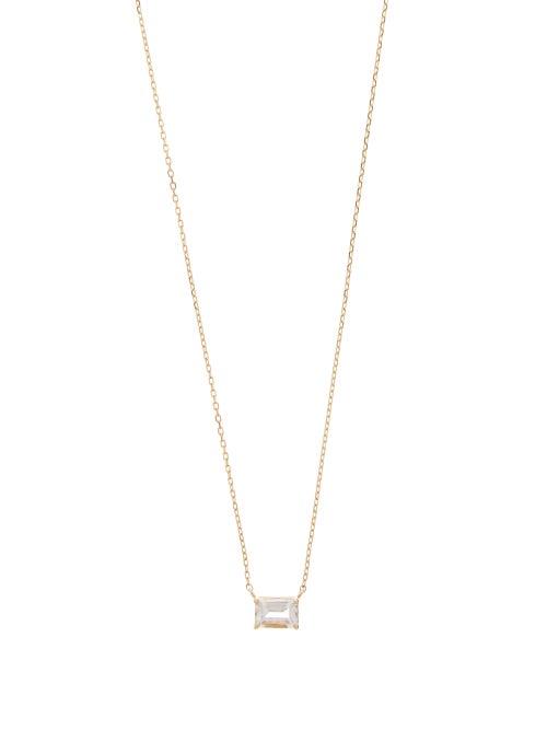 Matchesfashion.com Suzanne Kalan - Topaz-pendant 14kt-gold Necklace - Womens - Yellow Gold