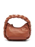 Hereu - Espiga Braided-handle Leather Shoulder Bag - Womens - Brown