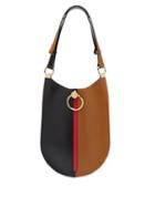 Matchesfashion.com Marni - Earring Colour Block Leather Shoulder Bag - Womens - Black Multi