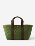Rue De Verneuil - Traverse Medium Quilted Nylon Tote Bag - Womens - Khaki