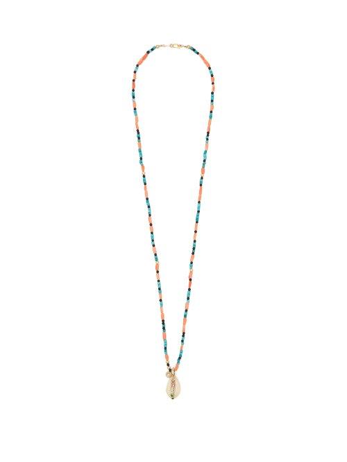 Matchesfashion.com Aron & Hirsch - Surma Diamond, Sapphire & 18kt Gold Necklace - Womens - Multi
